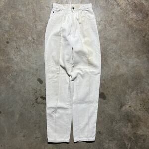 Vintage 70s Gitano White Corduroy Pants 24x30